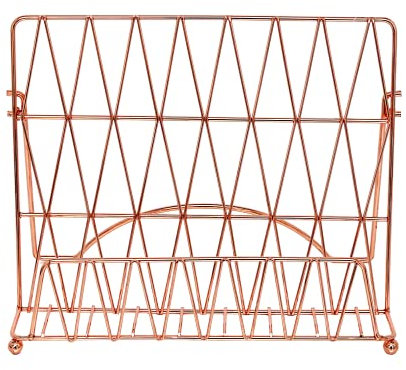 Copper Wire Recipe Book Stand - Cookbook Holder, Book Easel Stand, Handy Kitchen Tool | Tablet Holder for Books, Documents & Magazines | Long Life