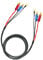 KKCable FO-I RCA Cable with Ground Wire, Dual RCA to Dual RCA with Ground Wire Stereo Interconnect Cable. FO-I (1.5M(4.92ft))