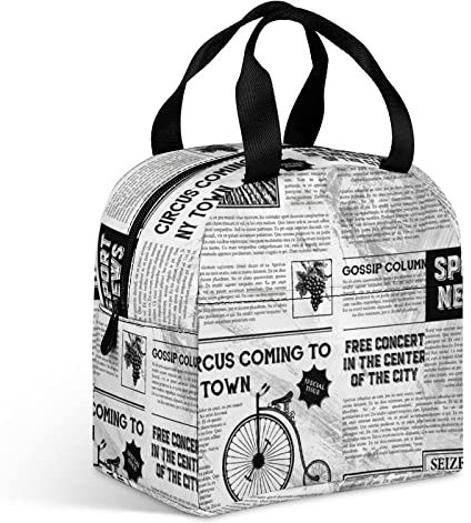 OKJK Bolsa termica Infantil,con portabotellas, Bolsa de Nevera con Aislamiento térmico, Nevera portátil para Mujeres, Nevera portátil para niños, Bolsa de Caja, Almuerzo de Lona Personalizado