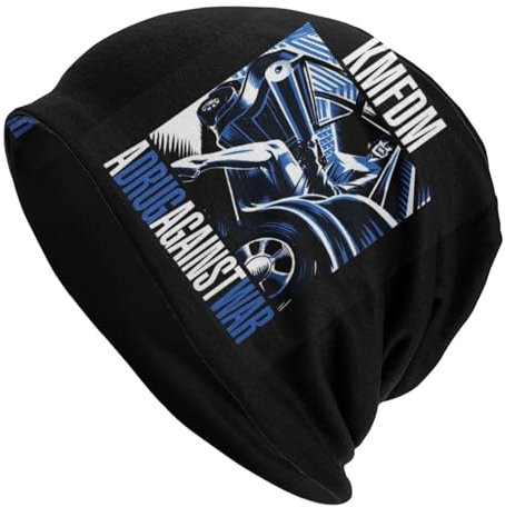 Oudrspo Cap for KMFDM Schädelkappe Beanie für Männer Frauen schlampige Mütze Winterhüte weiche süße Mütze Hut