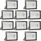 bapro 10x 20W Foco LED exterior, 12V DC Foco LED, 3000K IP65 Impermeable Foco LED, Foco LED exterior para jardín, patio, terraza, garaje