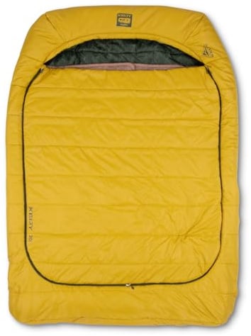 Kelty Tru.Comfort Doublewide Doppelschlafsack für 2 Personen, 20F, Olivgrün