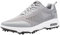 Fenlern Herren Golfschuhe Mesh Atmungsaktive Leichte Golf Sport Luftgepolsterte Schuhe Mit 9 Golf Spikes (Silbergrau, 44)