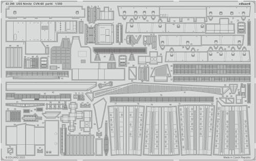 Eduard Sprue Brothers 1:350 PE – USS Nimitz CVN-68 Detailset Teil 4 (TRP-Set), EDU53298