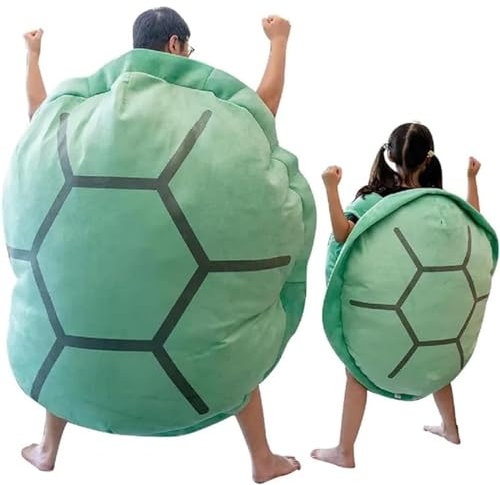 Syansju Schildkröten Kissen Zum Anziehen, Schildkrötenpanzer, Schildkröte Decke, Schildkrötenkissen Riesen Kissen, Turtle Pillow (100CM/39.9in)