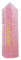 KatLin Natural Crystal Point Wand Rose quartz Healing Amethyst Customized solar eclipse Gold Logo Energy Ore Mineral Crafts Ornaments (Color : Rose quartz)
