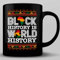 HOSALA -11Oz- Black History Is World History Coffee Mug, Black History Month Gift Mug, Black American Afro American Gift, MLK Day Mug Gift, Juneteenth Ceramic Glossy Mug Gift For Family, Friends