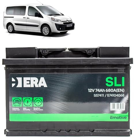 Batteria 70Ah per Citroen Jumpy II 1.6 2.0 Hdi gasolio 2008-2016