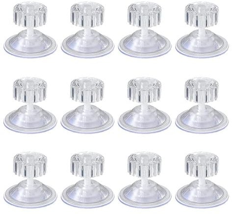 BNXF 12 Pcs Caravan Awning Limpets High Grip,Limpets for Awning Suction Cup,Caravan Suction Cups High-Grip Van Side Fix Pads Kit,High-Grip Suction Cups for Multi-purpose Hanging Organiser (4.5cm)