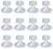 BNXF 12 Pcs Caravan Awning Limpets High Grip,Limpets for Awning Suction Cup,Caravan Suction Cups High-Grip Van Side Fix Pads Kit,High-Grip Suction Cups for Multi-purpose Hanging Organiser (4.5cm)