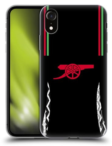 Head Case Designs Officially Licensed Arsenal FC Away 2024/25 Kit Soft Gel Case Compatible With Apple iPhone XR