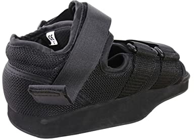 Forefoot Pressure Relief Recovery Shoe for Fracture Stabilization, Black M