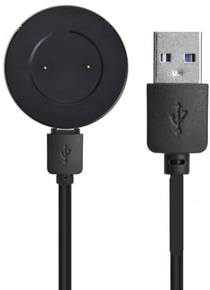 JZK Cavo di ricarica Dock compatibile con Huawei Watch GT2/GT/GT 2E/ECG/Dream, 1M Accessori per smartwatch magnetici per Honor Magic2/GS pro/GS3, nero