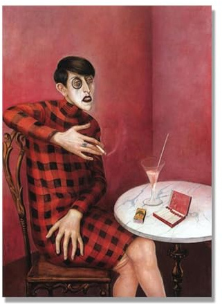 NHLDZYH Otto Dix Poster, (Ohne Titel 25), Abstrakte Leinwand Poster Wandkunst Bild, Kunstdruck auf Leinwand für Wohnzimmer. 30x42cm Nur Leinwand
