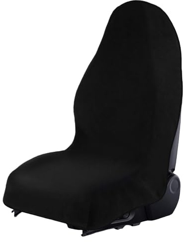 LBIHHNQ Wasserdichter Autositzschoner für Vordersitze,schweißfest und langlebig, maschinenwaschbar,für Sportler,Fitnessstudio-Workouts,passend für Verschiedene Fahrzeuge (schwarz, 1pcs)