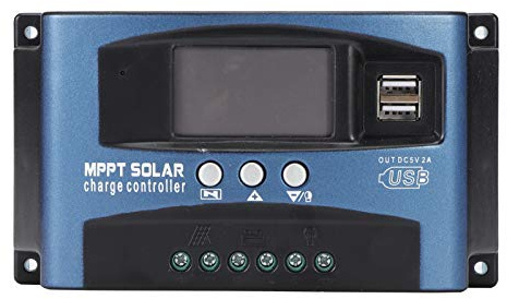 Regolatore Tensione Pannello Solare 12 / 24V 30A PWM, Display LCD, Controllo Carica e Scarica, Kit Fotovoltaico 1kW - Alta Efficienza 99,9 % MPPT, Protezioni Multiple Avanzate (36/48/60V-100A VITE