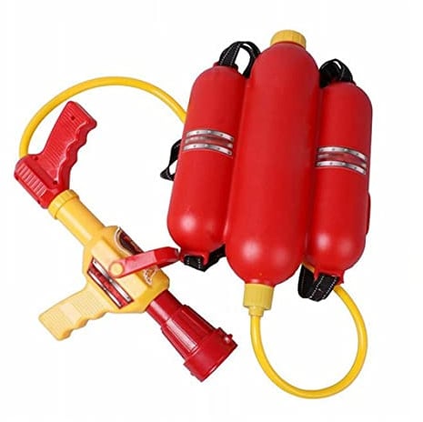 Odoukey 1PC Kinder Feuerlöscher Wasser Pistole Soakers Spielzeug, Druck Spielen Strand Spielzeug Outdoor Sport für Kinder