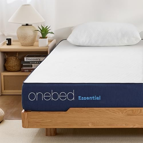 Onebed Matratze 100x200 cm Mittelfest 20cm, Ergonomische 7-Zonen Kaltschaummatratze mit Bezug abnehmbar & waschbar, Schaumstoffmatratze 100x200cm Rollmatratze H3, Öko-Tex Zertifiziert