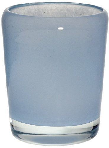 Bouquet Vase Blumenvase Übertopf Colori Dunkelblau H 17 cm D 15 cm Handgeformt und Mundgeblasene Glasvase EIN Tischdeko Hochzeitdeko Raumdekoration
