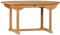 Kai Wiechmann Gartentisch Teak ausziehbar ovaler Tisch Garten Terrasse Massivholz Ausziehtisch 120 x 75 cm Premium wetterfest
