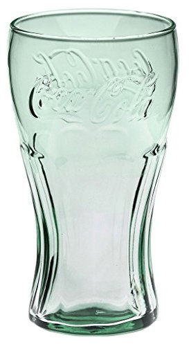 Classic Coca-Cola Glass in Georgia Green 17.2oz/510ml Coke Glass by Libbey