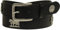 Harrys-Collection Herren Hochwertiger Trachtengürtel mit Edelweiß und Kuhmotiv, Bundweite:115, Farben:schwarz