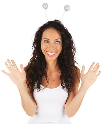 P'TIT CLOWN - 19520 - Serre-Tête à Ressorts - Accessoire Déguisement Noël, Nouvel An, Carnaval, Anniversaire, Fête Costumée, Soirée Déguisée - Modèle Aléatoire