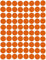Farbcodierung Etiketten Orange 13mm runde Aufkleber – 1,3cm Klebepunkte 1200 Stück von Royal Green