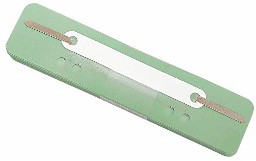 Q-Connect 2012501010 Heftstreifen und Aktenbinder PP 34x150mm 25 stück hellgrün