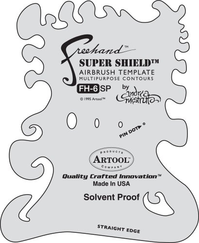 Iwata-Medea Artool Freehand Template #6