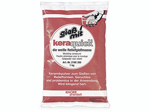 Knorr Prandell 212160300 keraquick Gießmasse 1000 g Weiß
