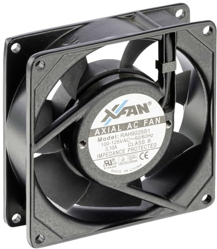 X-Fan RAH9225S1 Axiallüfter 230 V/AC 34 m³/h (L x B x H) 92 x 92 x 25 mm