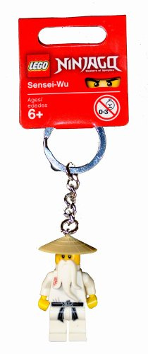 LEGO Ninjago Sensei Wu Key Chain / Lego Ninja Go teacher Wu Key Chain 853 101 (japan import)