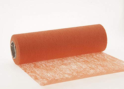 Stumpf Deko-Vlies B23cm x 20m 1 Rolle orange, Stoff, 1 Stück, 20