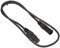 Pulse PLS00265 DMX Lead, 3 Pin XLR Male to Female, 1m, Black