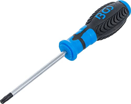 BGS 7849-T30 | Schraubendreher | T-Profil (für Torx) mit Bohrung T30 | Klingenlänge 100 mm