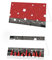 Logbuch-Verlag 50 Weihnachten Tischkarten mit Weihnachtsmützen rot weiß grau - Platzkarten Tischdeko Weihnachtsfeier 8,5 x 5,5 cm