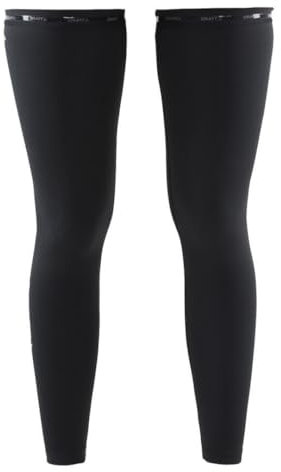 Craft Beinlinge Leg Warmer, Radsport Thermo Beinlinge Radsport Herren & Damen, Unisex Beinlinge Schwarz, Gr. XS-4XL