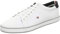 Tommy Hilfiger H2285arlow 1d, Zapatilla Vulcanizada Hombre, Blanco (White), 46 EU