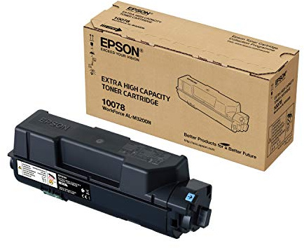 Epson S110078 Extra High Capacity Schwarz Original Tonerpatrone für WorkForce AL-M310DN AL-M310DTN AL-M320DN AL-M320DTN