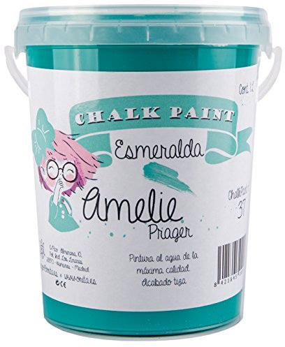 Amelie Prager 1000-37 Pintura a la Tiza, Esmeralda, 1 l
