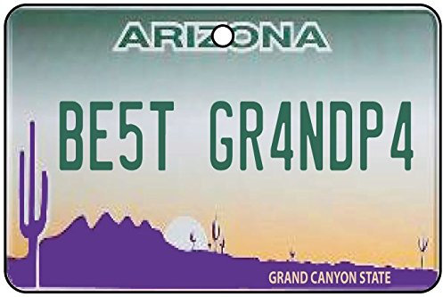 Arizona - Best Grandpa Nummernschild Auto Lufterfrischer