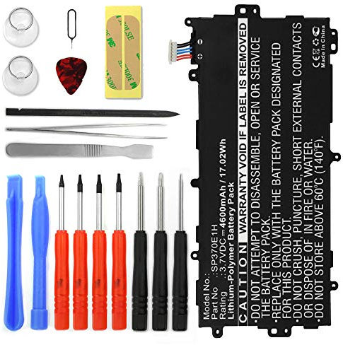 subtel, Batterie pour Tablette Compatible avec Samsung GT-N5110 Galaxy Note 8.0, GT-N5100 (3.7V, 4600mAh) + Kit d'outils