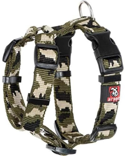 Arppe 195672530540 Nylon-Geschirr, Camouflage, Grün