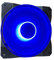 APEVIA CO12L-BL Cosmos 120mm Blue LED Ultra Silent Case Fan w/ 16 LEDs & Anti-Vibration Rubber Pads