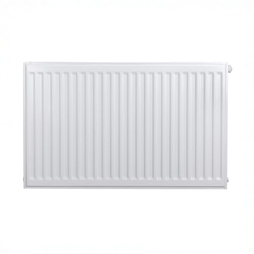 Belrad® Heizkörper Typ 22 Flachheizkörper weiß 30x120 cm | 6 Anschlüsse, Wandmontagefähig, Energiesparend, Universalheizkörper, Modern & kompakt