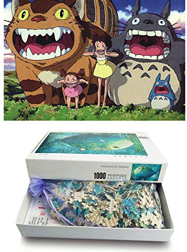 AKT Puzzle Entpacken - 1000 STK Puzzle für Erwachsene Karton Puzzles, Lernspiele, Brain Challenge Puzzle zum Kinder, 700 x 500 mm,H