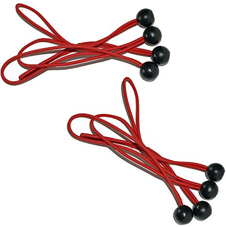 8 Spanngummi Expanderschlingen mit Kugel Zeltgummi Gummispanner Planenspanner Spanngummis planenhalter Expander spanngurt von all-around24