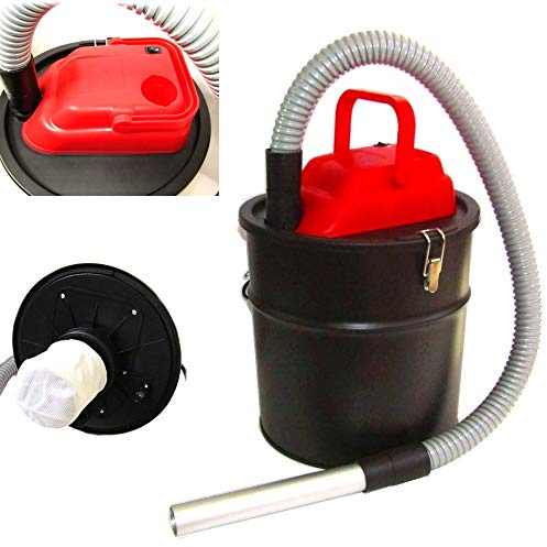 FAST WORLD SHOPPING Aschesauger 1800 Watt Bodenstaubsauger 20 Liter Aschesauger Kamin Öfen Pelletöfen