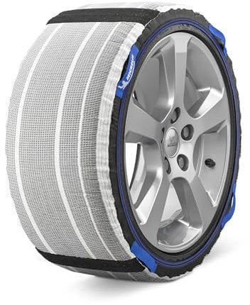 MICHELIN SOS Grip Evolution 4- Textile Schneesocken | Notfall-Schneeketten für Autos | Schnelle & Einfache Montage | Perfekter Halt auf Schnee & EIS